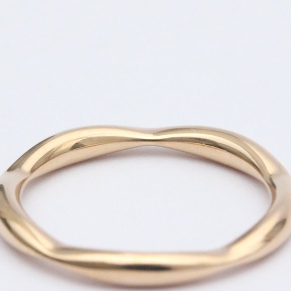 CHANELPolished  Camellia Half Eternity Diamond Ring #50 18K Pink Gold BF558039 - Picture 8 of 8